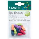 Lila Pennor Top Eraser 10-pack
