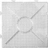 Nabbi Hobbymaterial Nabbi Pärlplatta, transparent, stor ihopsättningsbar kvadrat, stl