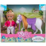 Leksak häst docka Sally Docka med Häst och Tillbehör
