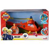 Byggleksaker Simba Fireman Sam Helicopter with Figure Wallaby