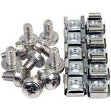 StarTech Apparatskåp StarTech 100x M6 Mounting Screws and Cage Nuts 8STCABSCREWM62
