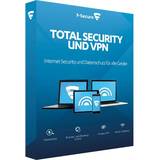 F-Secure Antivirus & Säkerhet Kontorsprogram F-Secure Total Security & VPN 2022