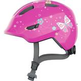 Barn - Pakethållarväskor Cykelhjälmar ABUS Smiley 3.0 - Pink Butterfly