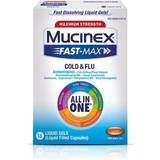 Halsont Receptfria läkemedel Mucinex Fast-Max Cold & Flu 16 st Lösning