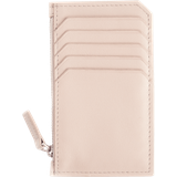 Royce Zippered Credit Card Wallet - Carnation Pink