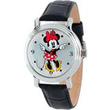 Disney Klockor Disney Minnie Mouse Shinny Silver Vintage Alloy Black