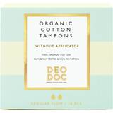 Mensskydd DeoDoc Organic Cotton Tampons Regular 18-pack
