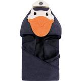 Orange Babyhanddukar Hudson Animal Face Hooded Towel Captain Pelican