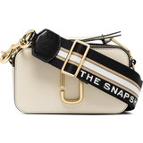 Skinn - Vita Handväskor Marc Jacobs The Snapshot Small Bag - White Multi