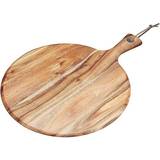 Natural Elements KitchenCraft Acacia Round Paddle Brown Serveringsbricka