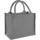 Westford Mill Handväskor Westford Mill Jute Mini Gift Bag (6 Litres) (One Size) (Graphite Grey/Graphite Grey)
