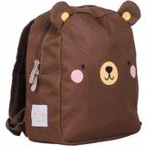 Väskor A Little Lovely Company Little Backpack Bear - Brown
