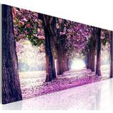 Kanvas Väggdekorationer Arkiio Purple Spring 821392 Väggdekor 135x45cm