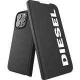 Diesel Gråa Mobiltillbehör Diesel Core Plånboksfodral till iPhone 13/13 Pro Svart/Vit