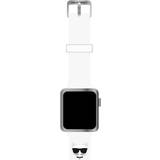 Karl Lagerfeld Dam Klockor Karl Lagerfeld Apple Watch 38/40/41mm Armband Choupette Vit