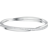 Swarovski Stela armband Swarovski Twist Bangle - Silver/Transparent