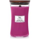 Woodwick Wild Berry & Beets Large Jar, Rund, Rosa, 1 styck Doftljus