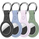 Apple airtag 4 pack Mobiltillbehör Dux ducis TPU Secure Holder with Key Ring for AirTag 4-Pack