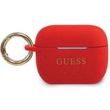Hörlurar Guess GUACAPSILGLRE AirPods Pro cover red/red Silicone Glitter