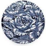 Burleigh Tallrikar Burleigh Ink Blue Hibiscus till kaffekopp 14cm Fat