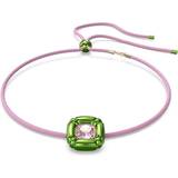 Chokers Halsband Swarovski Dulcis Necklace - Green/Pink