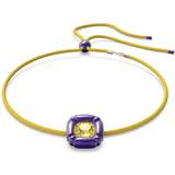 Chokers Halsband Swarovski Dulcis Necklace - Yellow/Purple