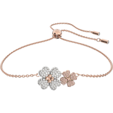 Swarovski Dam Armband Swarovski Latisha Flower Bracelet - Rose Gold/Transparent/Pink