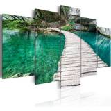 Turkosa Väggdekorationer Arkiio Turquoise lake 100x50 Tavla 100x50cm