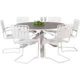 Matgrupper Utemöbler Venture Design Copacabana Patio Dining Set, 1 Table incl. 6 Chairs