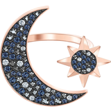 Swarovski Symbolic Moon and Star Ring - Rose Gold/Multicolour