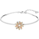 Swarovski Eternal Flower Bangle Bracelet - Silver/Multicolour