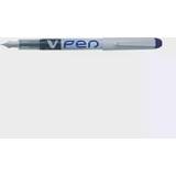 Vita Reservoarpennor Pilot V-pen Erasable Disposable Fountain Pen Blue PK12