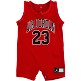 Ärmlösa Jumpsuits Barnkläder Nike Infant Jordan Jersey Romper - Gym Red (656169-R78)