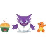 Pokémon Actionfigurer Pokémon Battle Charmander Appletun & Haunter Figure Set 3 pack