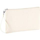 Westford Mill Canvas Wristlet Pouch (One Size) (Light Grey)
