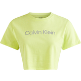 Calvin Klein Dam - Polyester T-shirts Calvin Klein Cropped Gym T-shirt - Sunny Lime