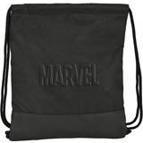 Marvel Svarta Gymnastikpåsar Marvel Backpack with Strings (35 x 40 x 1 cm)