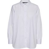 Dam Skjortor Vero Moda Oversized Shirt - White