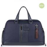 Piquadro Weekendbags Piquadro Bv4447Br2/Blu Duffel Bag In Recycled Fabric With Shoe- Briefcase, Suitcase, Document Holder In Nylon And Leather 42021299