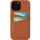 Krusell Apple iPhone 13 Pro Max Bumperskal Krusell Leather CardCover for iPhone 13 Pro Max