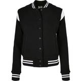 Bomull - Vita Ytterkläder Urban Classics Inset College Sweat Jacket