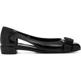 Ferragamo Lågskor Ferragamo Jelly Ballet Flat with Vara Bow - Black