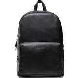 Calvin Klein Svarta Ryggsäckar Calvin Klein Recycled Faux Leather Backpack - CK Black