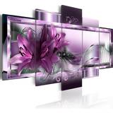 Lila Väggdekorationer Arkiio Purple Lilies 100x50 Tavla 100x50cm