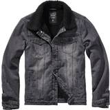Herr - Jeansjackor - Svarta - XL Brandit Sherpa Denim Jacket - Black