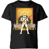 Star Wars Barnkläder Star Wars Kid's Candy Cane Stormtroopers Christmas T-shirt