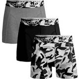 Muchachomalo Underkläder Muchachomalo Cotton Stretch Shower Boxer 3-pack - Black/Grey