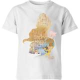 Disney Kid's Princess Filled Silhouette Belle T-shirt - White