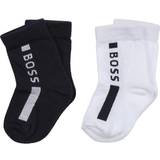 Hugo Boss Strumpor Hugo Boss Socks 2-pack - Black/White (J20341-09B)