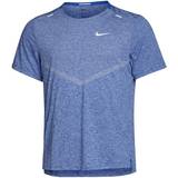 Nike Blåa - Herr T-shirts Nike Men's Dri-FIT Short-Sleeve Running Top - Game Royal/Heather